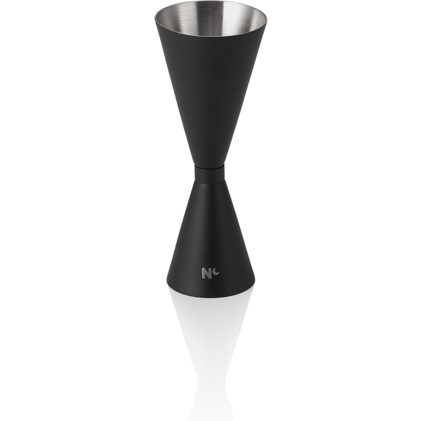 Nocturn Slim Jigger 3/6 cl Black Matt Chrome Nickel Steel