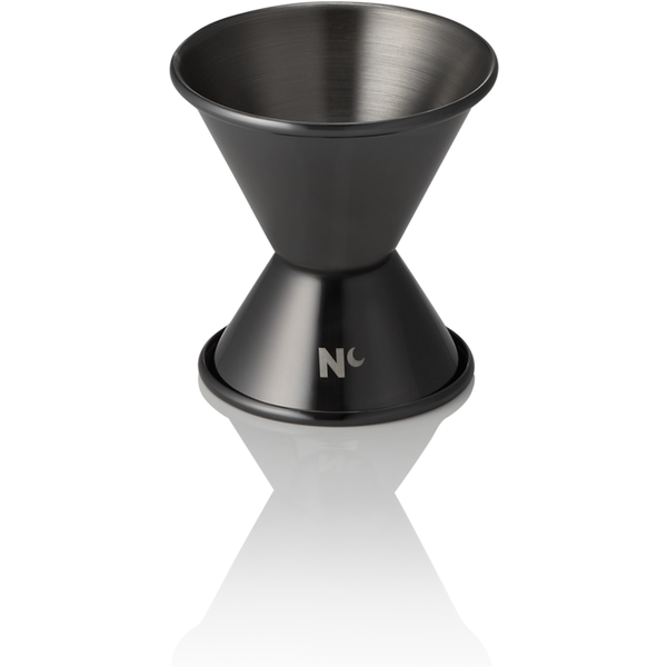 Nocturn Jigger 2/4 cl Gun Metal Chrome Nickel Steel