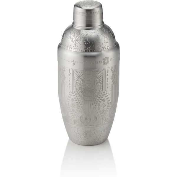 Nocturn Shaker Tattoo 0.5 L Silver Chrome Nickel Steel