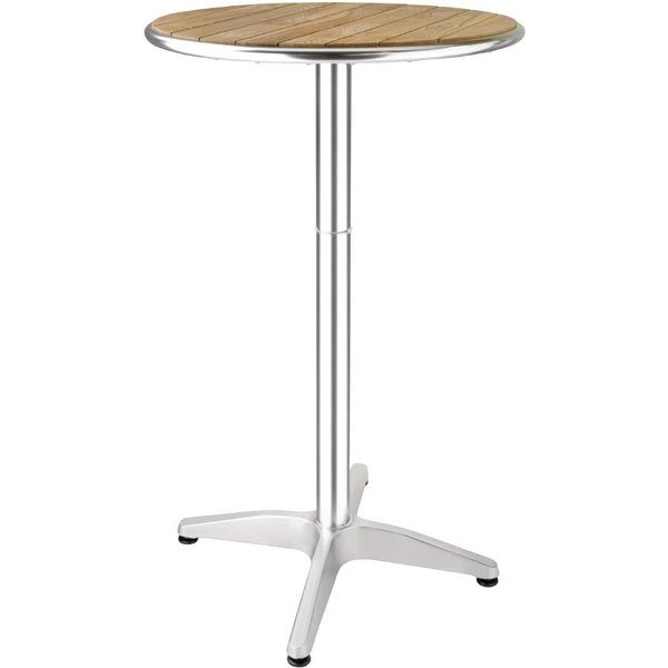 Bolero Ash Round Poseur Height Table 600mm