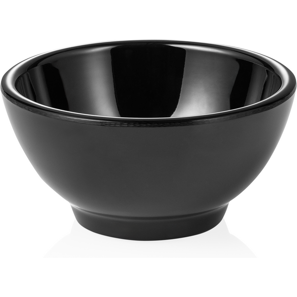 Day & Night Melamine Bowl Black Dia 20 cm