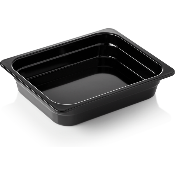 Was Germany GN Container 1/2 Black Melamine