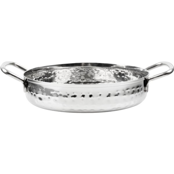 Olympia Table Presentation Handled Dish Stainless Steel Hammered 150mm