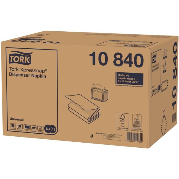 Tork Xpressnap White Dispenser Napkin 1Ply (9000 pack)