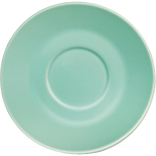 Olympia Cafe Espresso Saucer Aqua (Fits GL460) - 158mm 6 1/4" (Box 12)