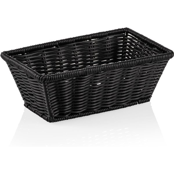 Weaver Pro GN Basket 1/4 Black Polypropylene