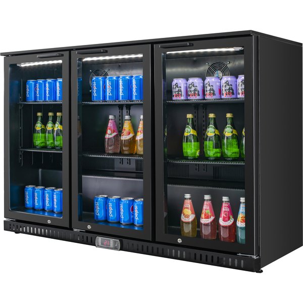 Chefs Range BBT338H Triple door bottle cooler - Hinged doors