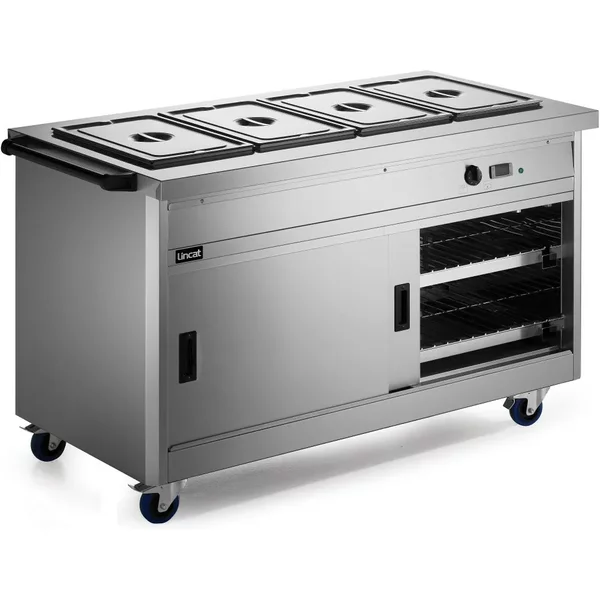 P8B4PT - Lincat Panther 800 Series Free-standing Hot Cupboard - Bain Marie Top