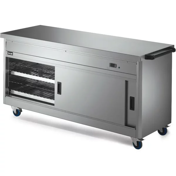 P6P5 - Lincat Panther 670 Series Free-standing Hot Cupboard - Plain Top