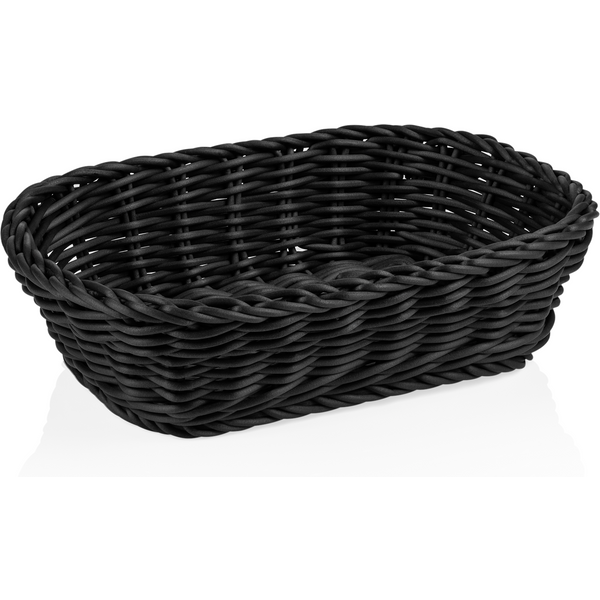 Weaver Pro Buffet Basket Black Polypropylene 26.5x19 cm