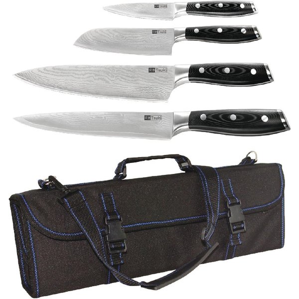 Vogue Tsuki 4-Piece Knife Set & Case Series 7 Special Offer