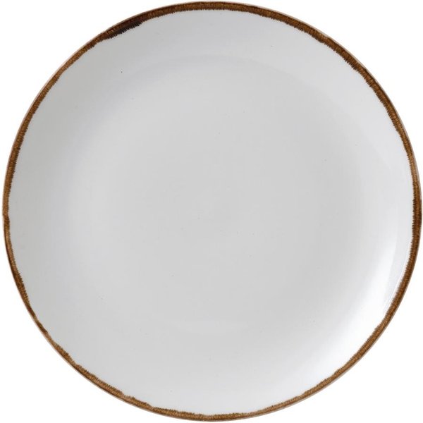 Dudson Harvest Evolve Coupe Plates Natural 260mm (12 Pack)