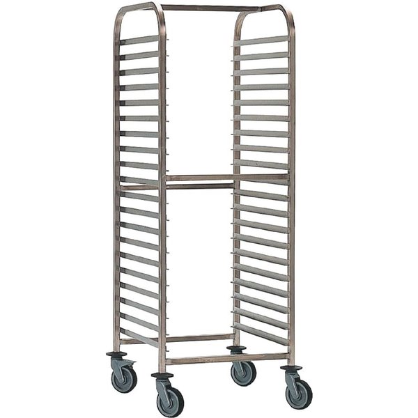 Matfer Bourgeat Double Gastronorm Racking Trolley 15 Shelves