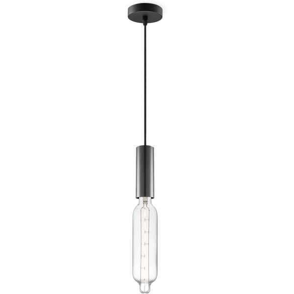 Home sweet home hanglamp Saga zwart Tube - helder
