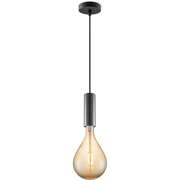 Home sweet home hanglamp Saga zwart Pear - amber