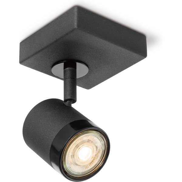 Home sweet home LED opbouwspot manu ↔ 9,5 cm zwart