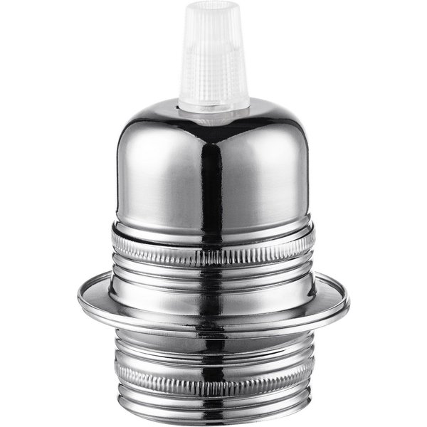 Home sweet home metalen 2-rings fitting E27 - mat staal