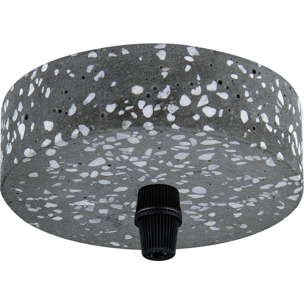 Plafondkap 1L - Terrazzo - Lamponderdeel - ø10 x 5 cm - Rond - Ontworpen voor plafondlampen, hanglampen