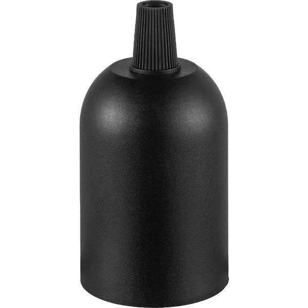 DIY lamphouders - Lamponderdelen - ø4.4 x 8.5 cm - E27 - Black - Cilinder - Ontworpen voor Hanglampen, Wandlampen