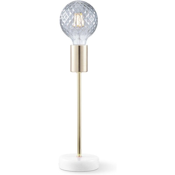 Home sweet home tafellamp Cava Marble - marmer/goud
