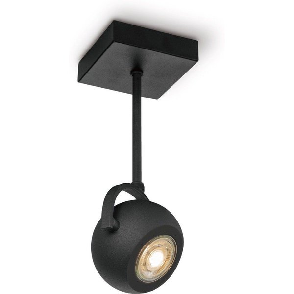Home sweet home LED opbouwspot Nop ↔ 9,5 cm - zwart