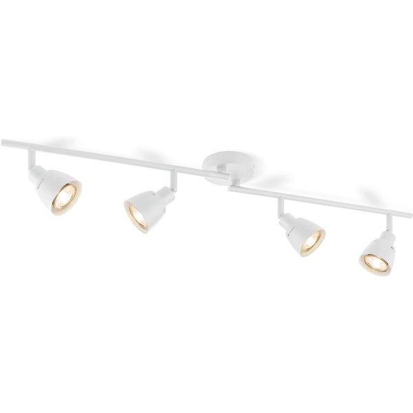 Moderne LED Opbouwspot AKA - Wit - 80.5/9/16.5cm - 4 lichts plafondspot - gemaakt van metaal - voor Woonkamer en Slaapkamer