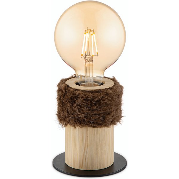 Home sweet home tafellamp Furdy small - hout