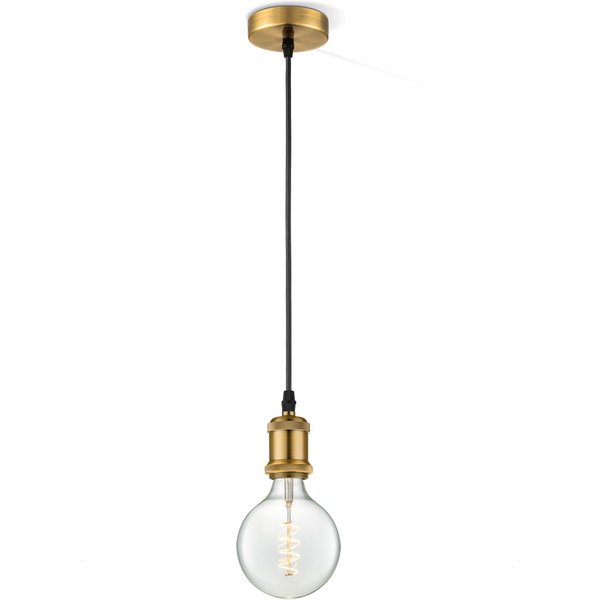 Home sweet home hanglamp Vintage Spiral g125 - Brons - helder