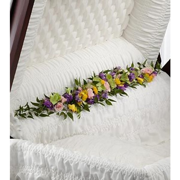 Trail of Flowers Casket Adornment