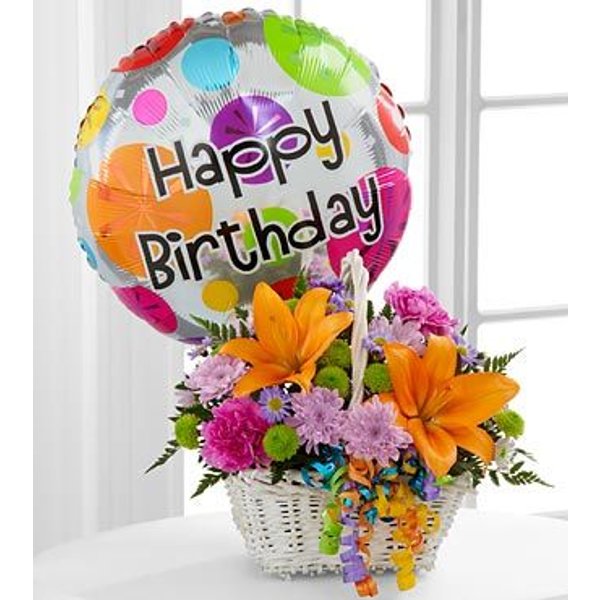 Happy Blooms Basket