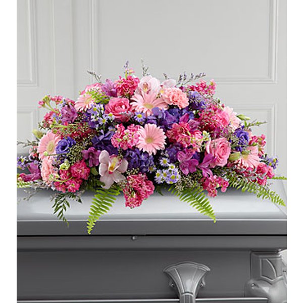 Glorious Garden Casket Spray