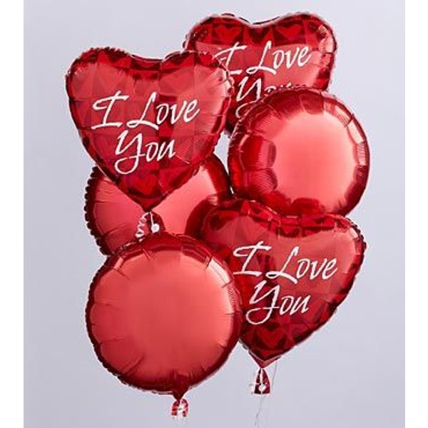I Love You Balloon Bunch