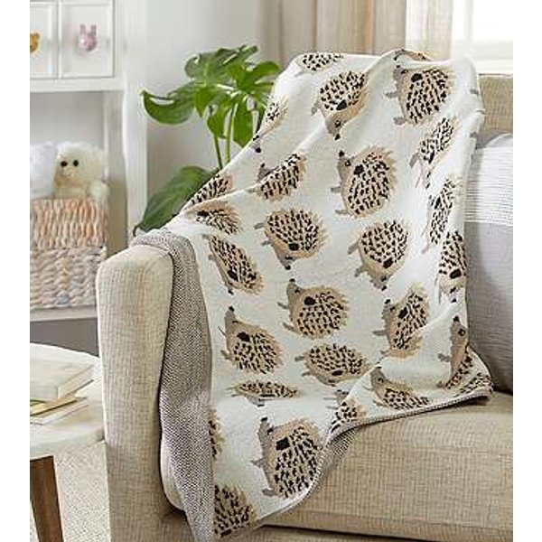 Hedgehog Flax-Hemp Blanket - FedEx