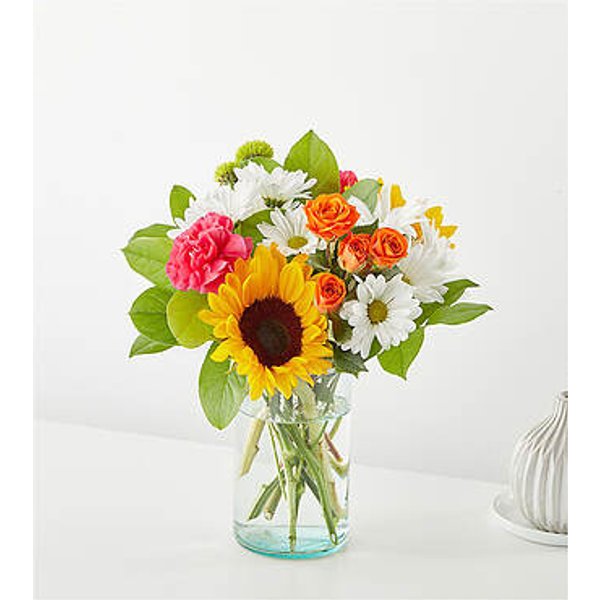 Sun - drenched Blooms Bouquet