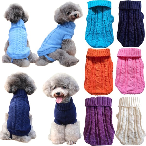 Autumn And Winter Sweater, Chihuahua For Small Dogs, Solid Color Caramel Dog Clothes, Pet Clothes By Pawparty Store-image