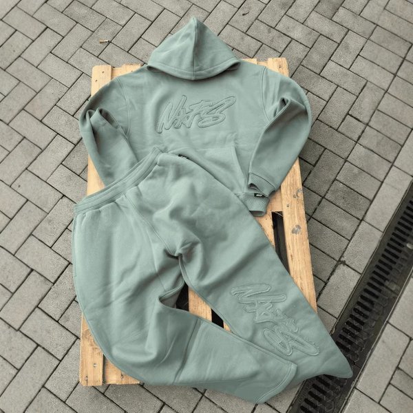 Women's Clothing New Suits Fashion Casual Trousers Towel Embroidery Two Piece Suit-image
