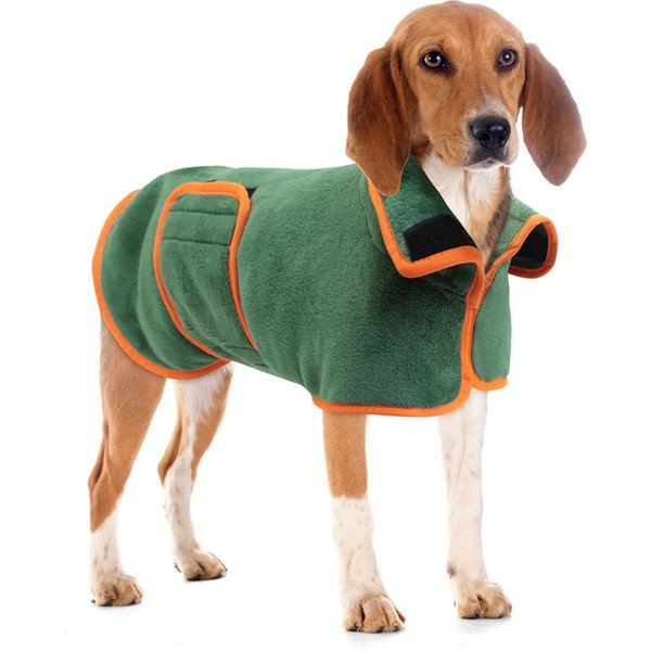 New Dog Bath Towel Pet Absorbent Bathrobe Large And Small Dog Cleaning Body Wrap Dry Cat Bath Towel-image