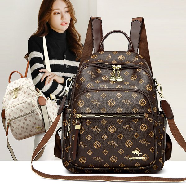 Sacs Pour Femmes, Nouveaux Sacs à Dos Pour Femmes, Sac De Voyage En Cuir Souple, Grande Capacité-image