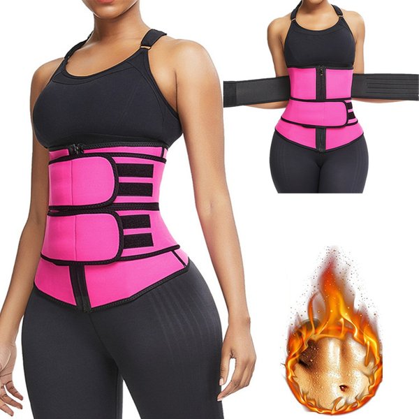 Women's Waist Belt Sweat Waist Trainer Sports Waist Shaping Belt Adjustable Postpartum Abdomen Shaping Belt-image