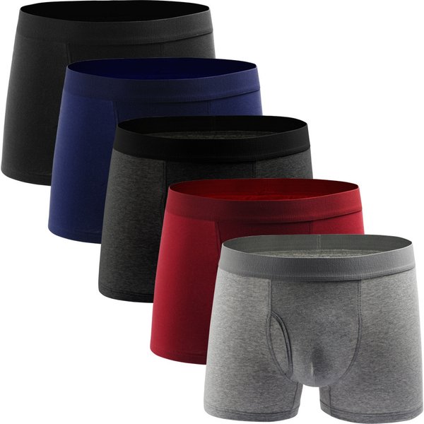 Boys Cotton Plus Size Underwear Boxer Briefs Men Large Size Men's Cotton Underwear