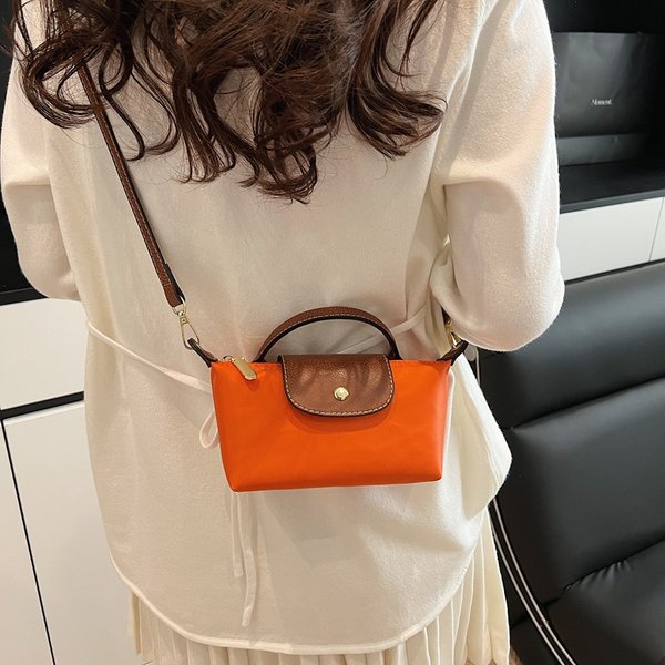 For Women 2025 Spring Summer New High-End Nylon Dumpling Bag Versatile Crossbody Canvas Handbag-image