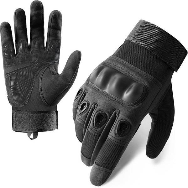 Tactical Gloves Outdoor Tactical Gloves Long Finger Riding Sports Anti-Cut Special Forces Combat-image