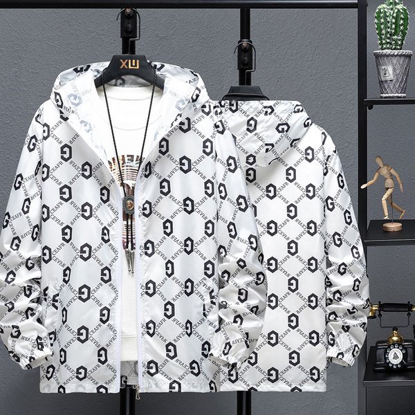 Men's Clothing Summer New Trendy Thin Breathable Sunscreen Clothing For Men And Teenagers Plus Size Skin Jacket, G Style Jacket For Men-image