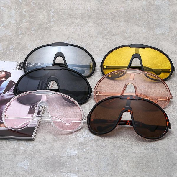 2023 Manufacturers Wholesale Europe And The United States Large Frame Integrated New Unisens Outdoor Windproof Sunshade Sunglasses-image
