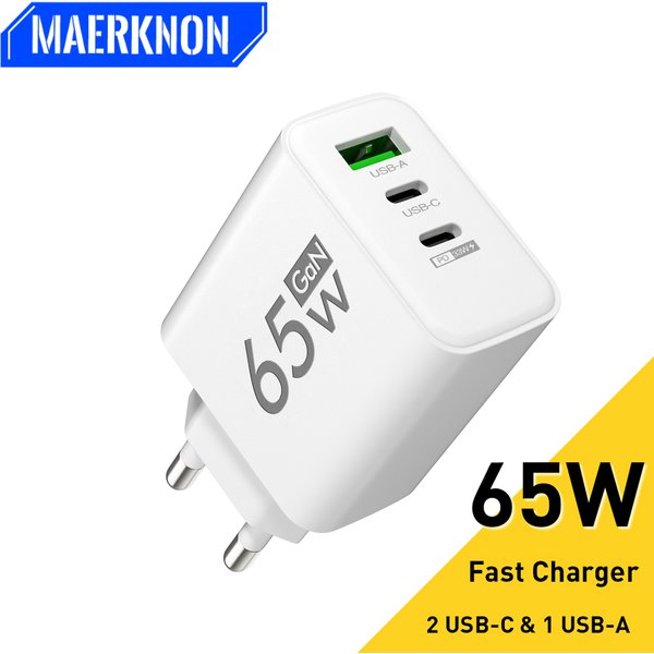 Pd 65W Usb C Type C Charger Quick Charge 3.0 4.0 QC3.0 QC4.0 Wall Phone Fast Charger Power Adapter For Iphone Harger Harge-image