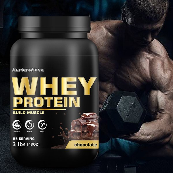Foreign Trade Supply Export Whey Protein Powder Chocolate Flavor 3lbs