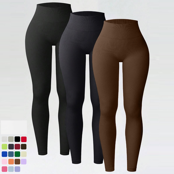 Women's Clothing Thread Seamless Yoga Pants Breathable Sports Tights High Waist Sports Yoga Clothes Bottoming Fitness Pants