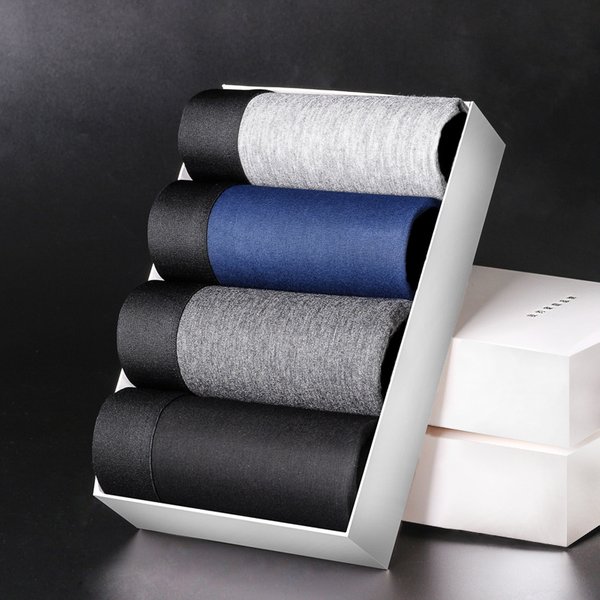 Men's Underwear Boxer Briefs Mid Rise Breathable Boxer Briefs Youth Shorts-image