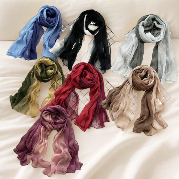 Unisex Jewelry Fashion Silk Scarf Silk Wool Scarf Mulberry Silk Embroidery Silk Scarf Fashion Shawl-image