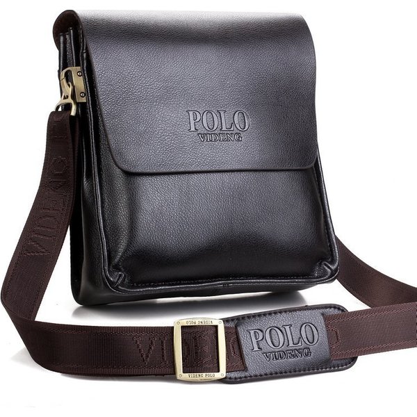 New Men's Shoulder Bag Men's Bag Leisure Messenger Paul Polo Vertical Business Briefcase Men's Bag-image